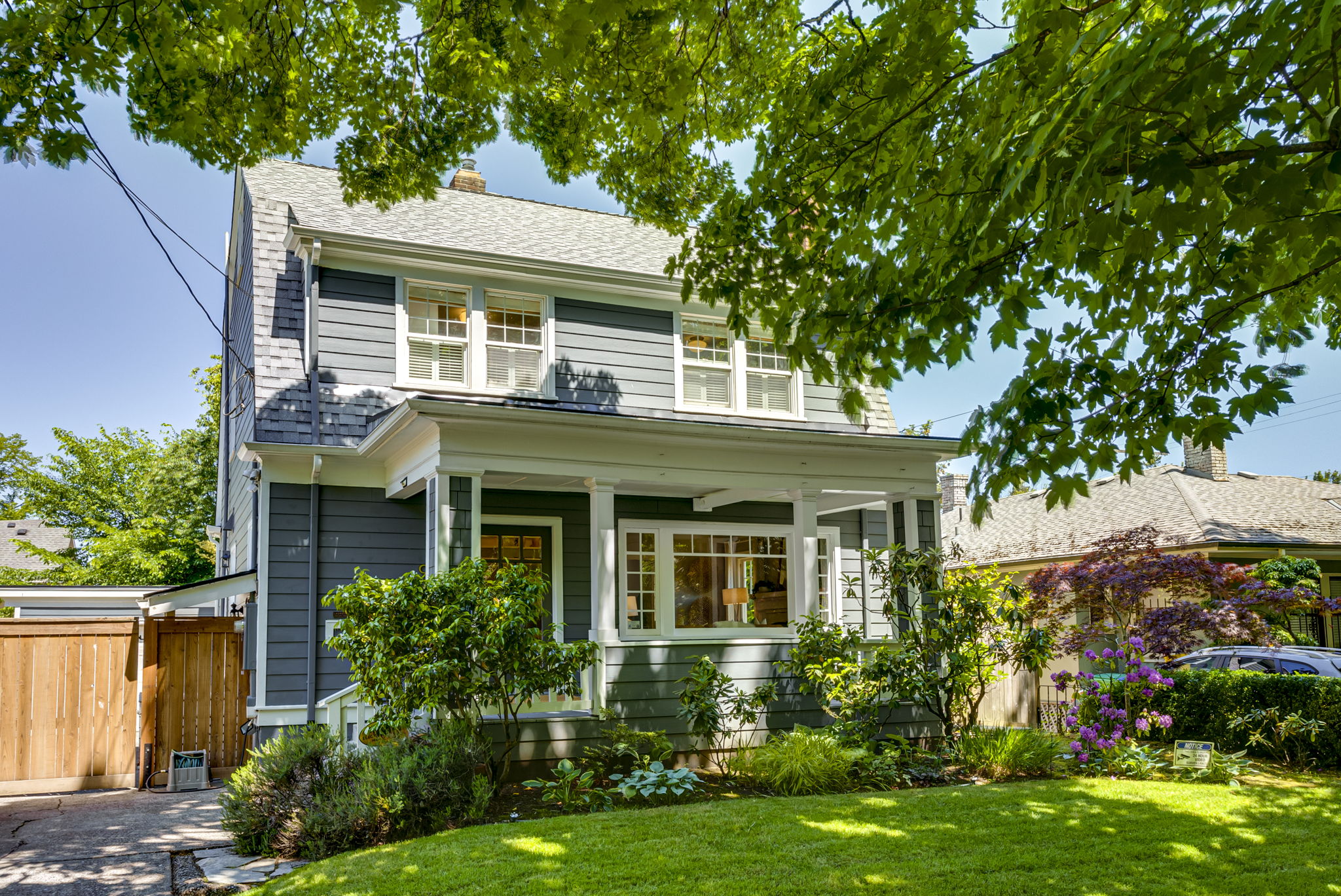 Welcome to this Gorgeous Classic Laurelhurst Dutch Colonial – Full ADU with one bedroom, kitchen and separate entrance